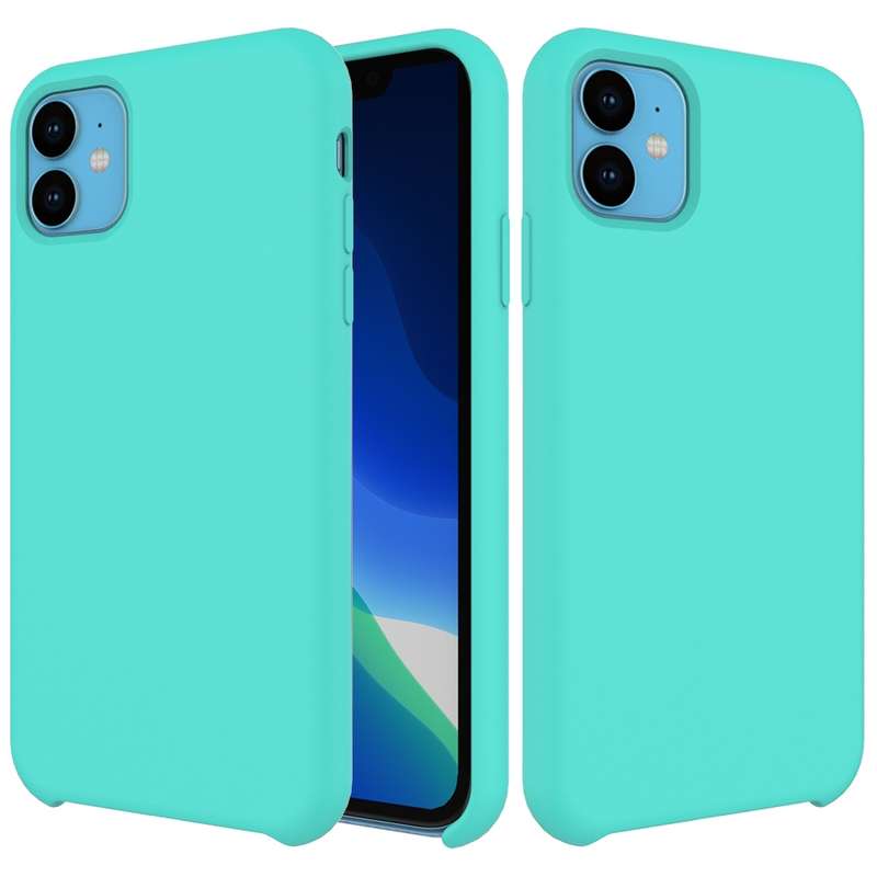 For vivo X50 Pro Solid Color Imitation Liquid Silicone Straight Edge Dropproof Full Coverage Protect