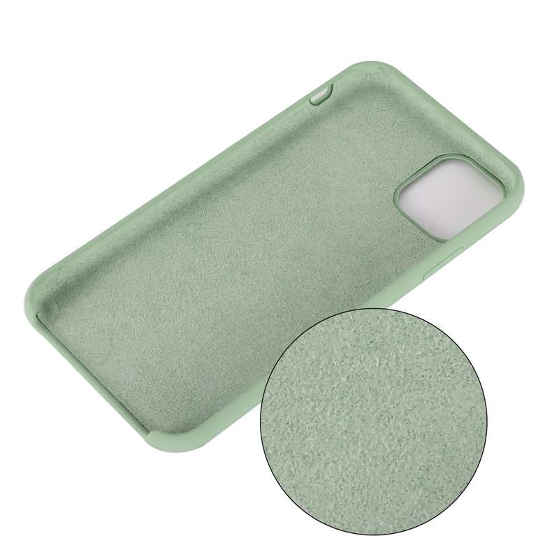 For vivo X50 Pro Solid Color Imitation Liquid Silicone Straight Edge Dropproof Full Coverage Protect