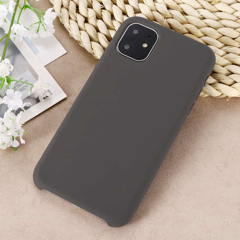 For vivo X50 Pro Solid Color Imitation Liquid Silicone Straight Edge Dropproof Full Coverage Protect