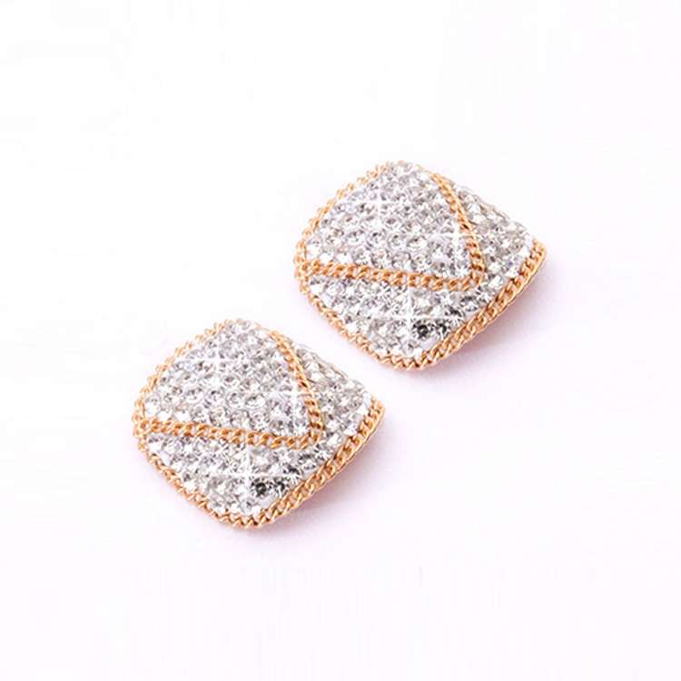 2 PCS Nail Art Tips Rhinestone Full Cover Toenails Decals Stickers(NO:17)