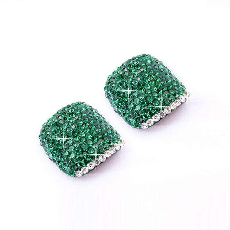 2 PCS Nail Art Tips Rhinestone Full Cover Toenails Decals Stickers(NO:17)