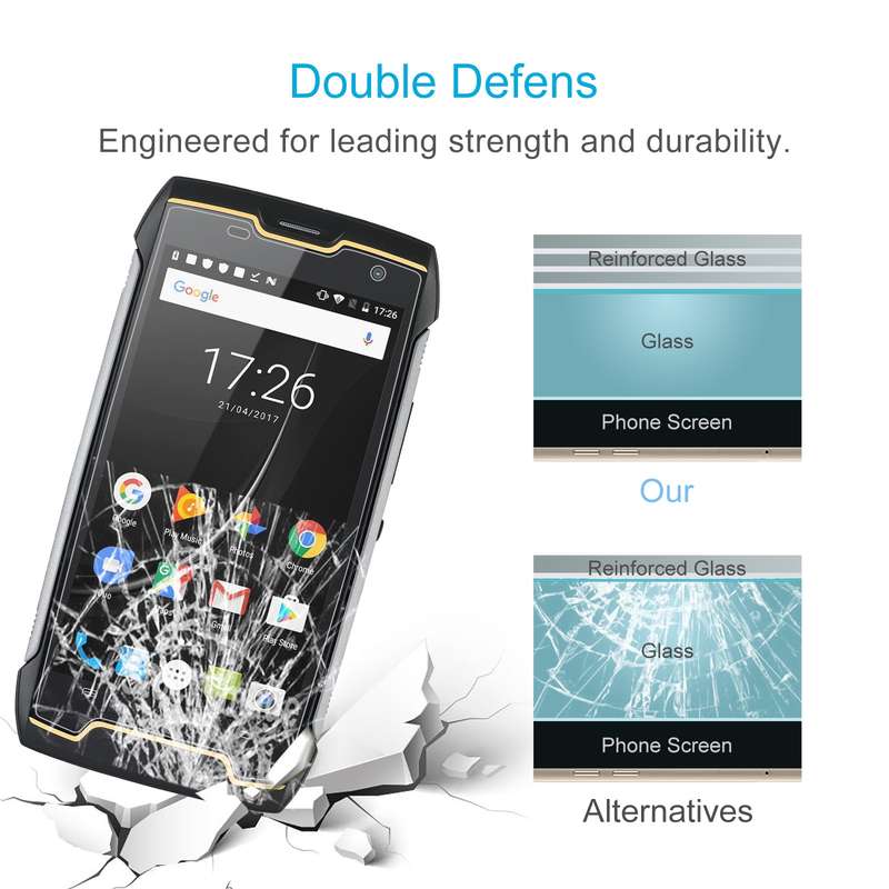 For Cubot KingKong CS 50 PCS 0.26mm 9H 2.5D Tempered Glass Film