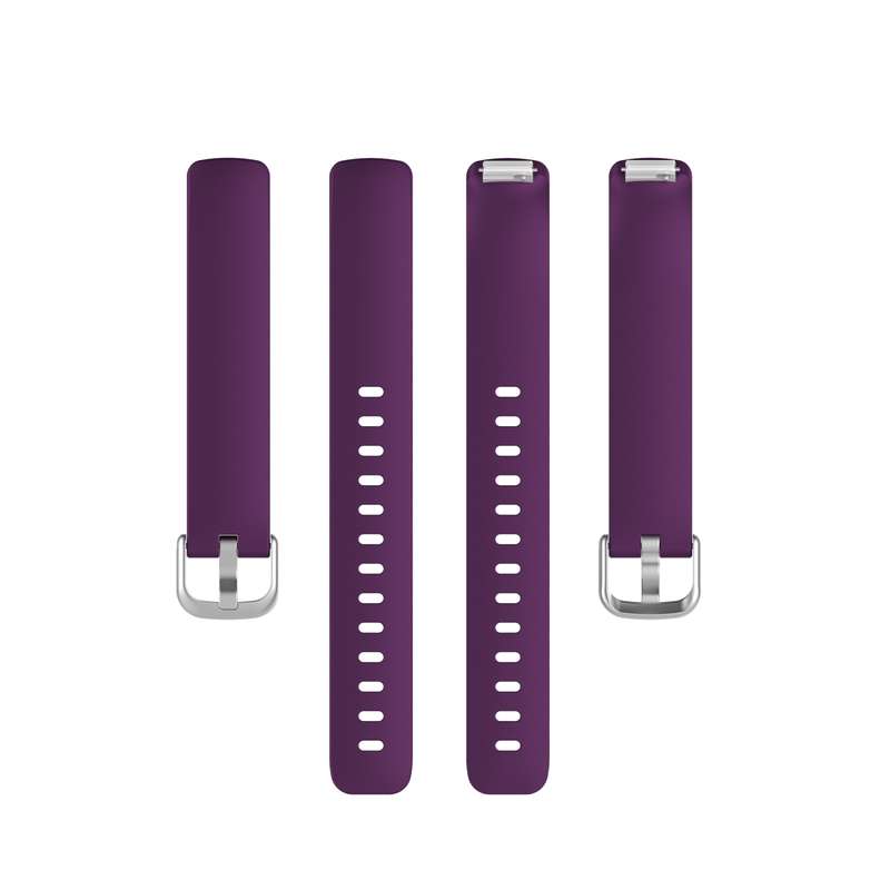 For Fitbit Inspire 2 TPE Watch Band, Size:S(Silver)