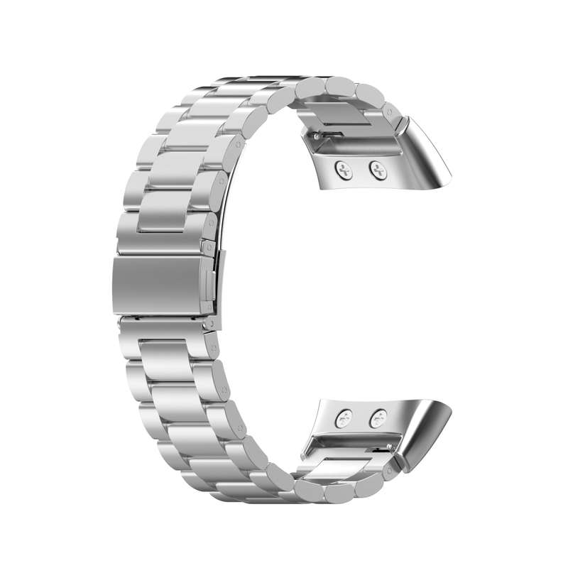 For Garmin Forerunner 45 / 45S / Swim 2 Universal Three Beads Stainless Steel Watch Band(Champagne G