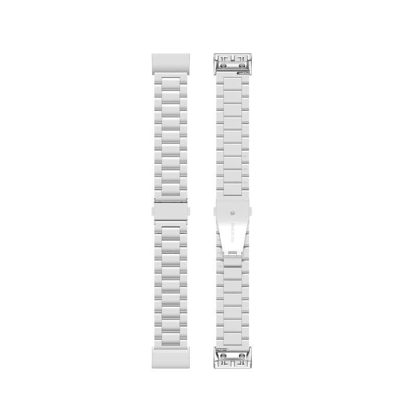For Garmin Forerunner 35 / 30 Universal Three Beads Stainless Steel Watch Band(Black)