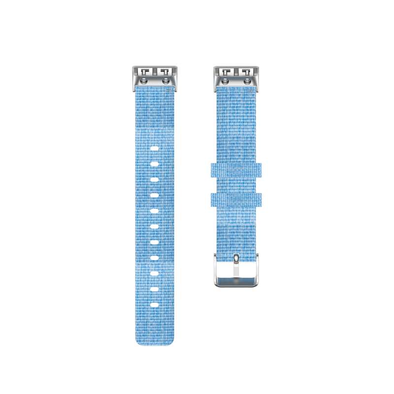 For Garmin Forerunner 35 / 30 Universal Nylon Canvas Watch Band(Coffee)