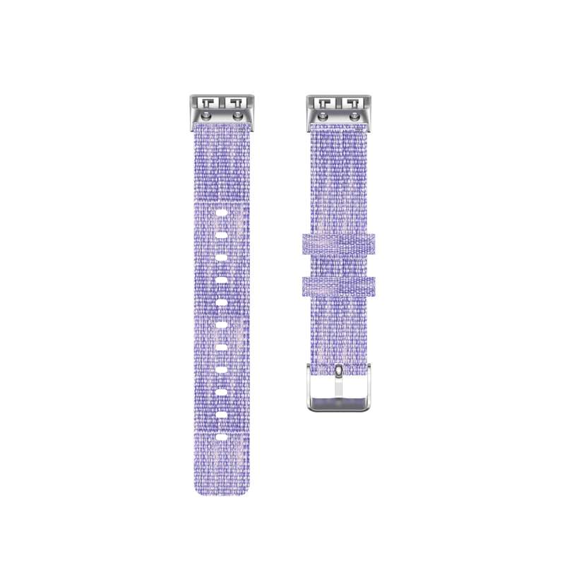 For Garmin Forerunner 35 / 30 Universal Nylon Canvas Watch Band(Coffee)