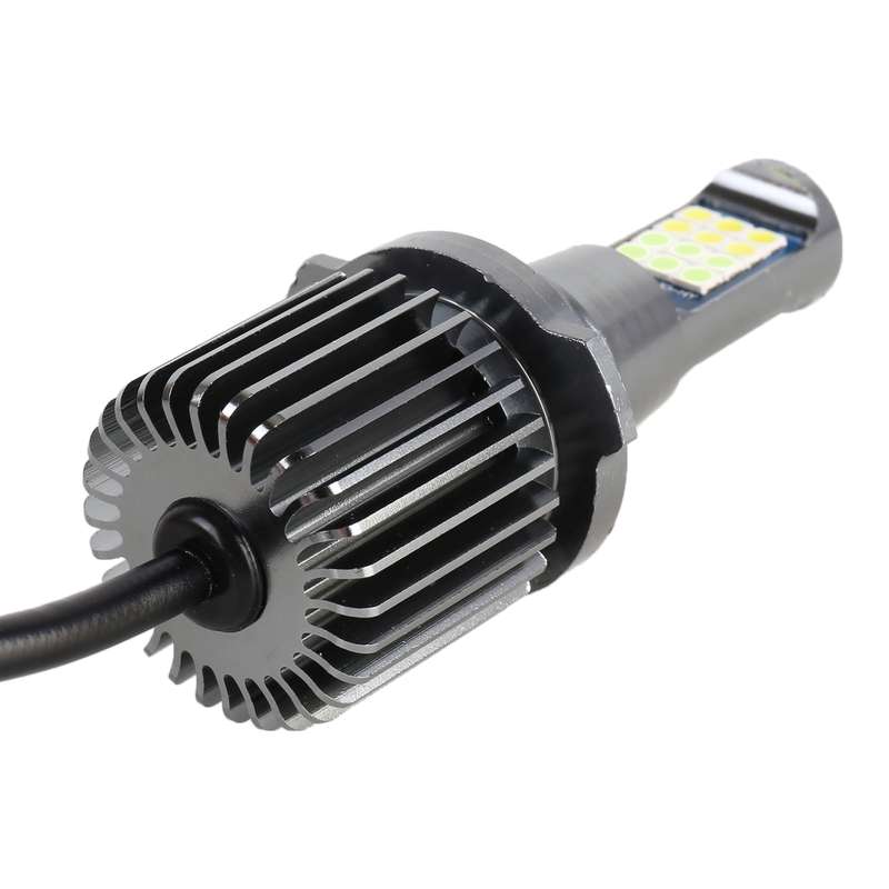 9006 2 PCS DC12-24V / 10.5W Car Double Colors Fog Lights with 24LEDs SMD-3030 & Constant Current, Bo