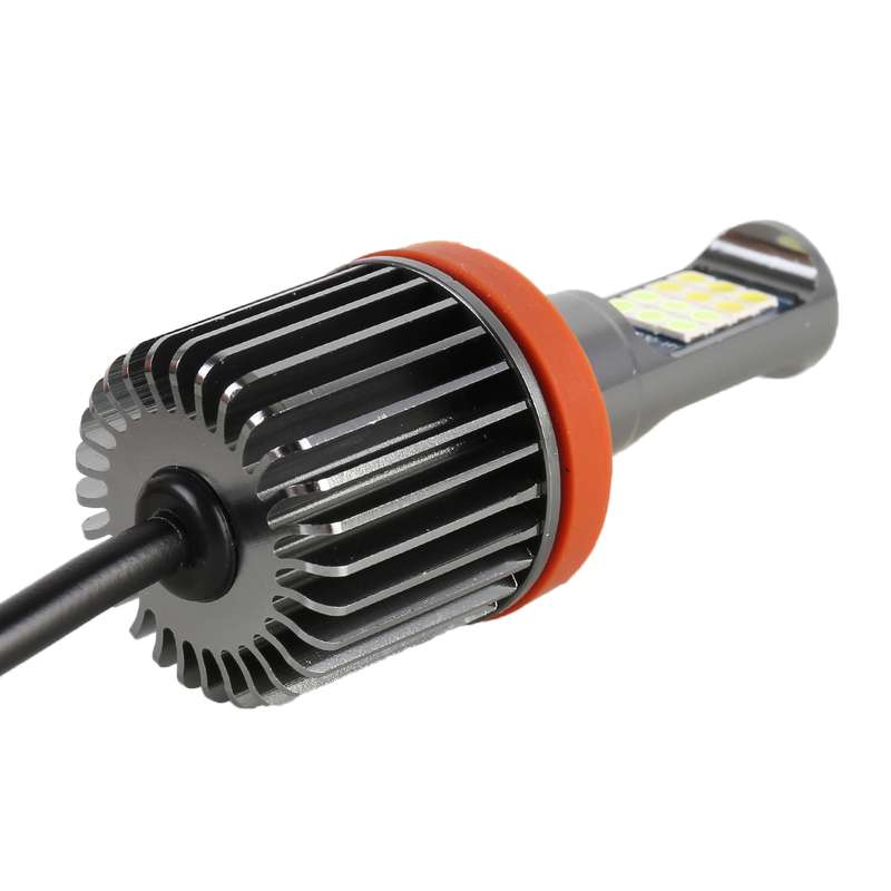 H11 2 PCS DC12-24V / 10.5W Car Double Colors Fog Lights with 24LEDs SMD-3030 & Constant Current, Box