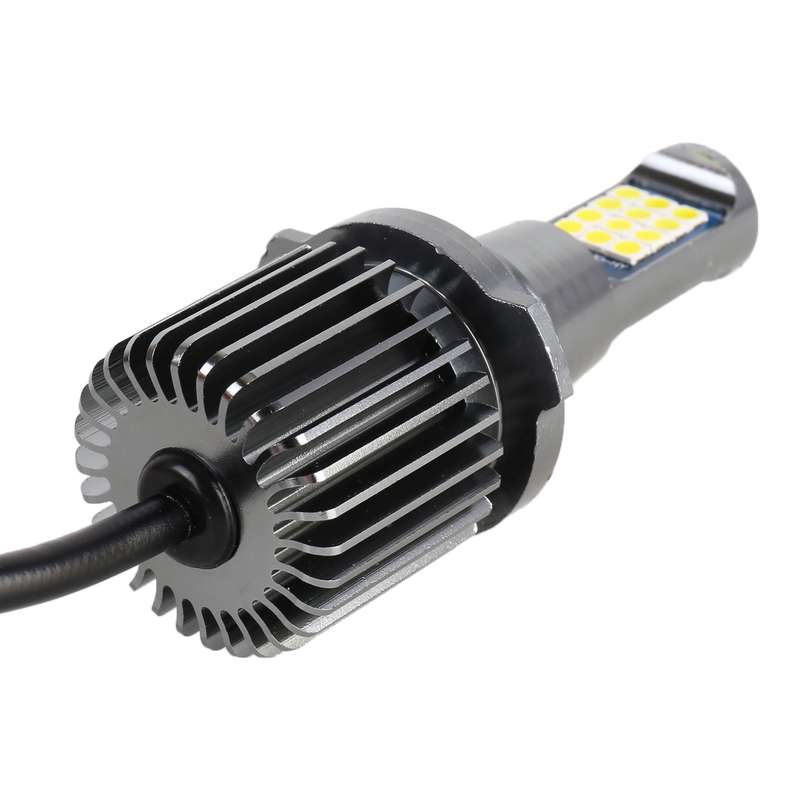 9006 2 PCS DC12-24V / 10.5W Car Fog Lights with 24LEDs SMD-3030 & Constant Current, Box Packaging(Go