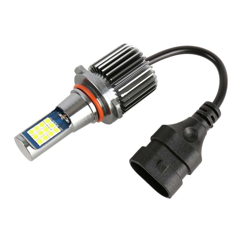 9006 2 PCS DC12-24V / 10.5W Car Fog Lights with 24LEDs SMD-3030 & Constant Current, Box Packaging(Li