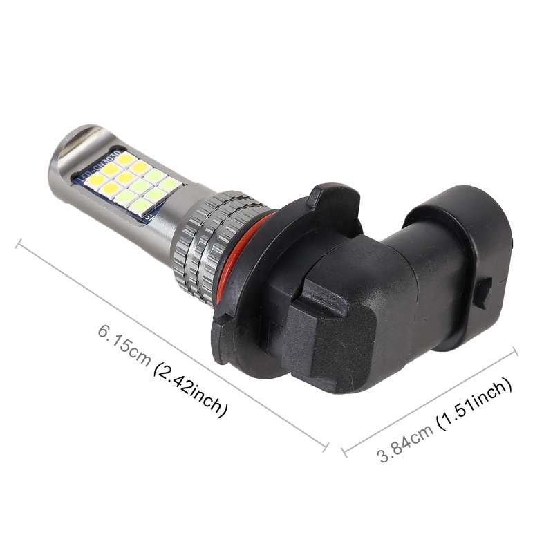 9005 2 PCS DC12-24V / 8.6W Car Double Colors Fog Lights with 24LEDs SMD-3030 & Constant Current, Bag