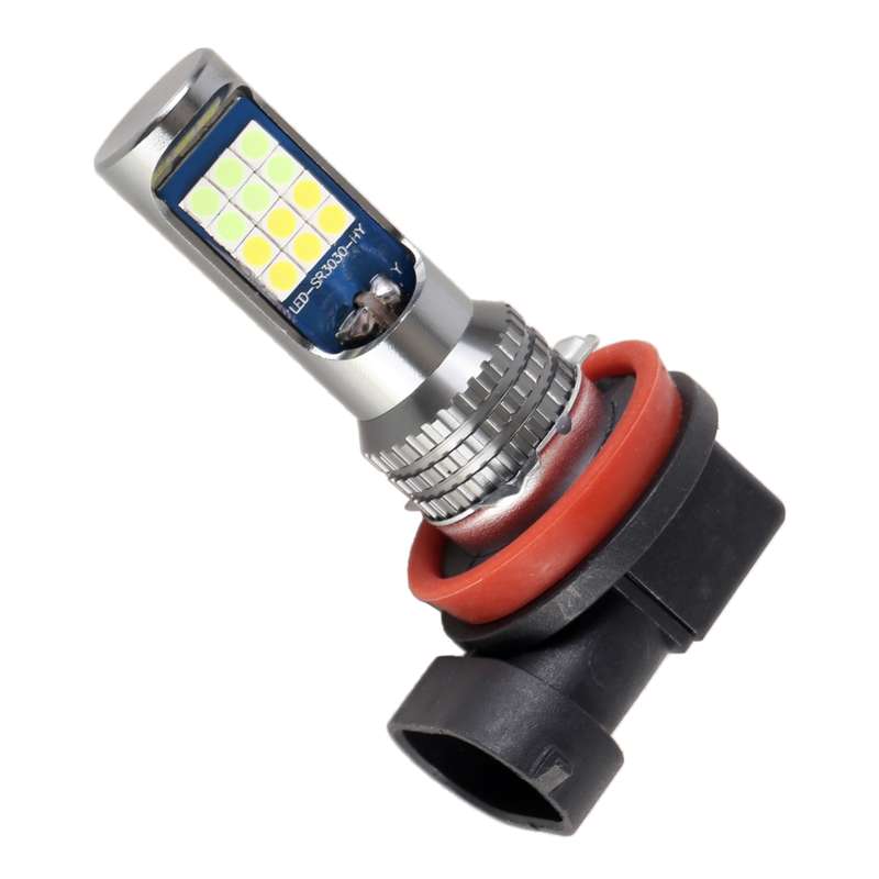 H11 / H8 2 PCS DC12-24V / 8.6W Car Double Colors Fog Lights with 24LEDs SMD-3030 & Constant Current,
