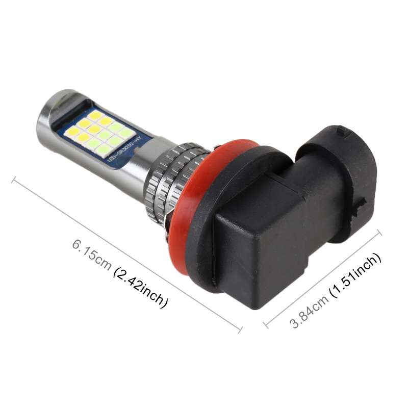H11 / H8 2 PCS DC12-24V / 8.6W Car Double Colors Fog Lights with 24LEDs SMD-3030 & Constant Current,