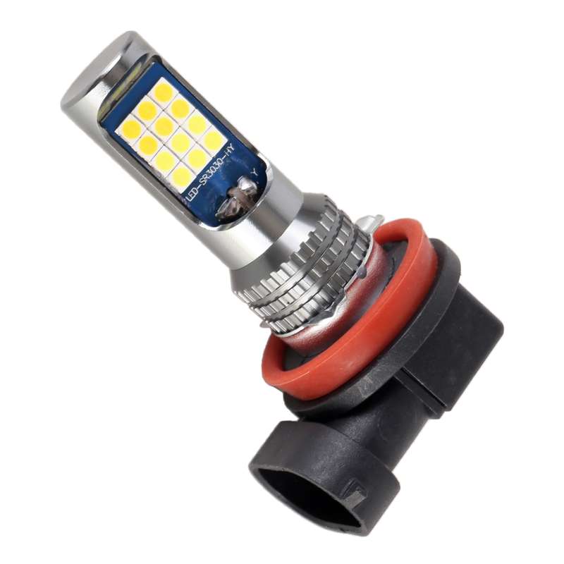 H11 / H8 2 PCS DC12-24V / 8.6W Car Double Colors Fog Lights with 24LEDs SMD-3030 & Constant Current,