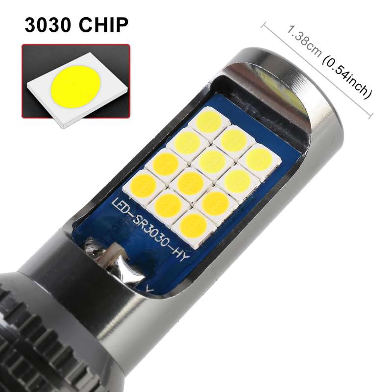 H11 / H8 2 PCS DC12-24V / 8.6W Car Double Colors Fog Lights with 24LEDs SMD-3030 & Constant Current,
