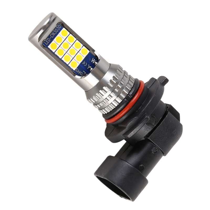 9006 2 PCS DC12-24V / 8.6W Car Fog Lights with 24LEDs SMD-3030 & Constant Current, Bag Packagin(Gold