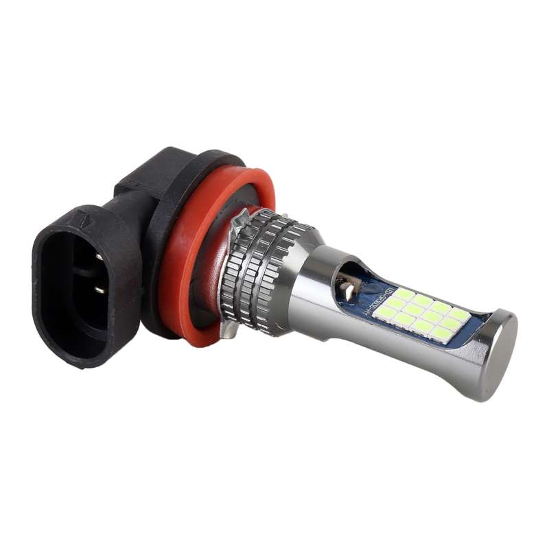 H11 / H8 2 PCS DC12-24V / 8.6W Car Fog Lights with 24LEDs SMD-3030 & Constant Current, Bag Packagin(