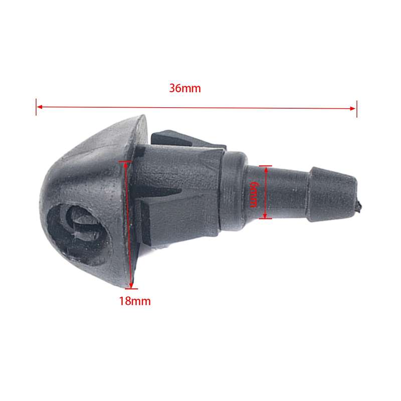 2 PCS Windshield Washer Wiper Jet Water Spray Nozzle 76810S10A02 for Honda