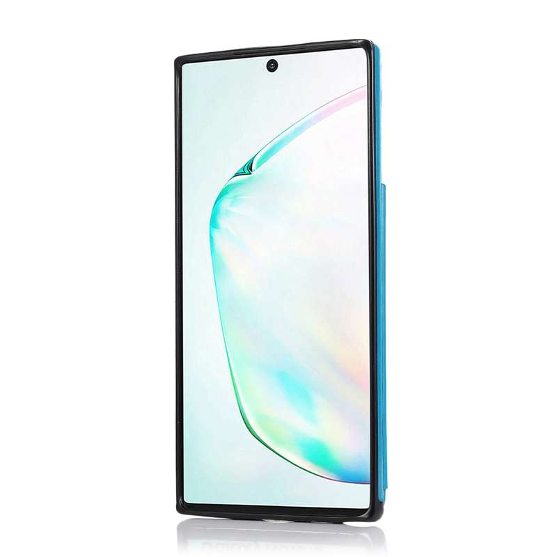 For Samsung Galaxy Note 10 Plus Double Buckle Mandala Pattern PU+TPU Protective Case with Card Slots