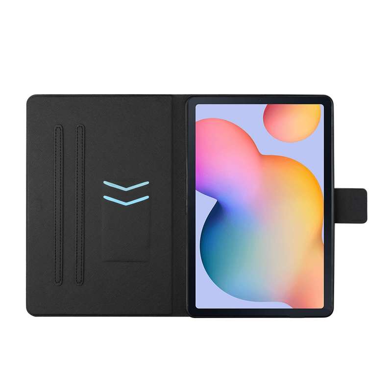 For Samsung Galaxy Tab A 10.1 2019 T515/T510 Colored Drawing Horizontal Flip Leather Case with Holde