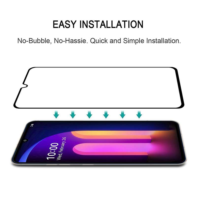 For LG V60 ThinQ 5G Full Glue Full Screen Tempered Glass Film