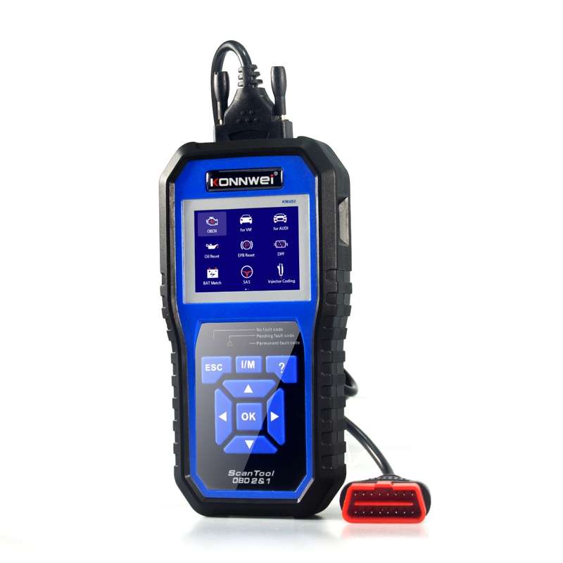 KONNWEI KW450 Car 2.8 inch TFT Color Screen Battery Tester Support 2 Languages / System XP WIN7 WIN