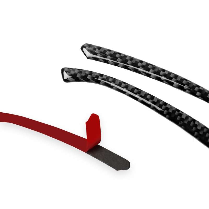 Car Carbon Fiber Dashboard Decorative Strip for Nissan 370Z Z34 2009-, Left and Right Drive Universa