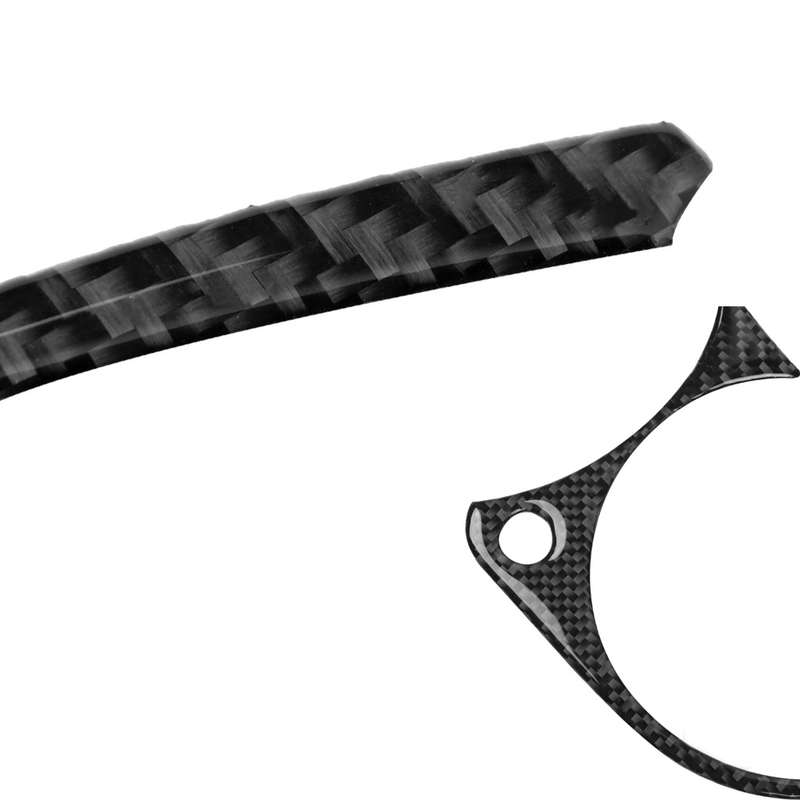 5 in 1 Car Carbon Fiber Speed Dashboard Decorative Sticker for Nissan 370Z Z34 2009-, Left and Right