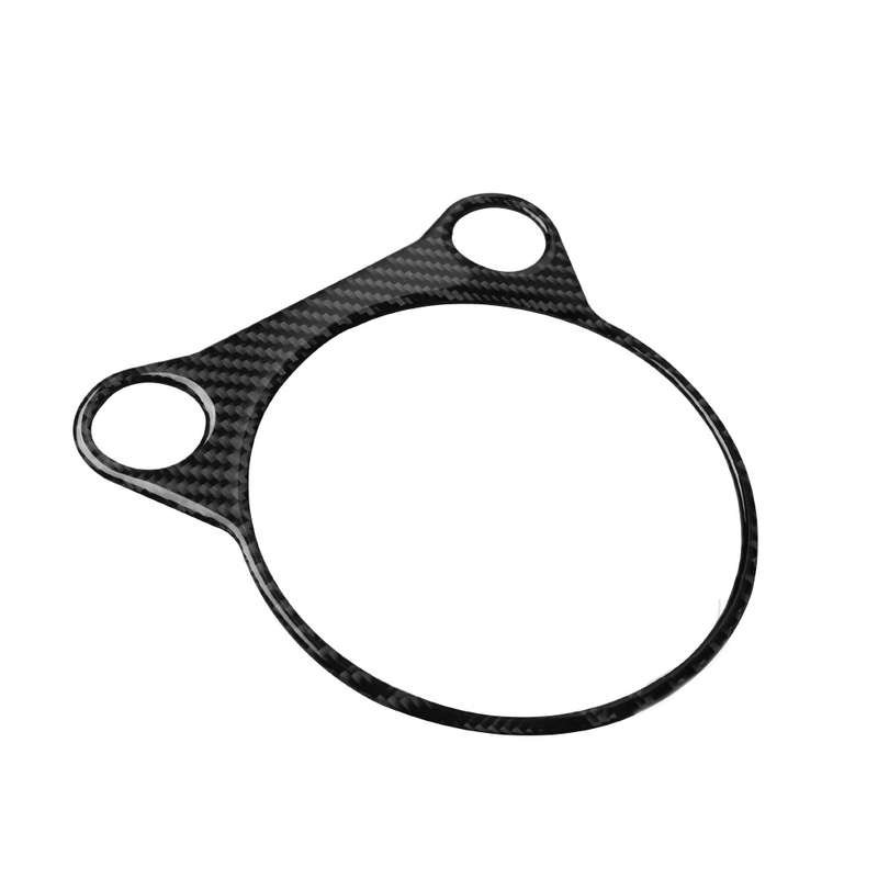 Car Carbon Fiber Whole Gear Position Console Panel Decorative Sticker for Nissan 370Z Z34 2009-, Lef