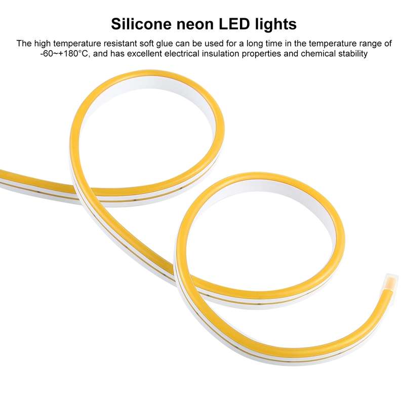 CJ-1206 12V 6A 5m IP65 Waterproof Silicone Neon LED Strip Light(Sky Blue)