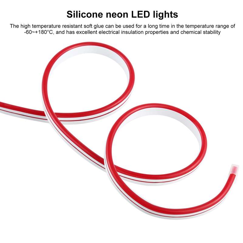 CJ-1206 12V 6A 5m IP65 Waterproof Silicone Neon LED Strip Light(Sky Blue)