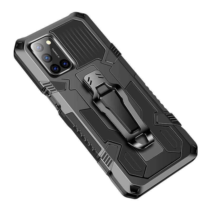 For Xiaomi Redmi Note 8 Armor Warrior Shockproof PC + TPU Protective Case(Black)