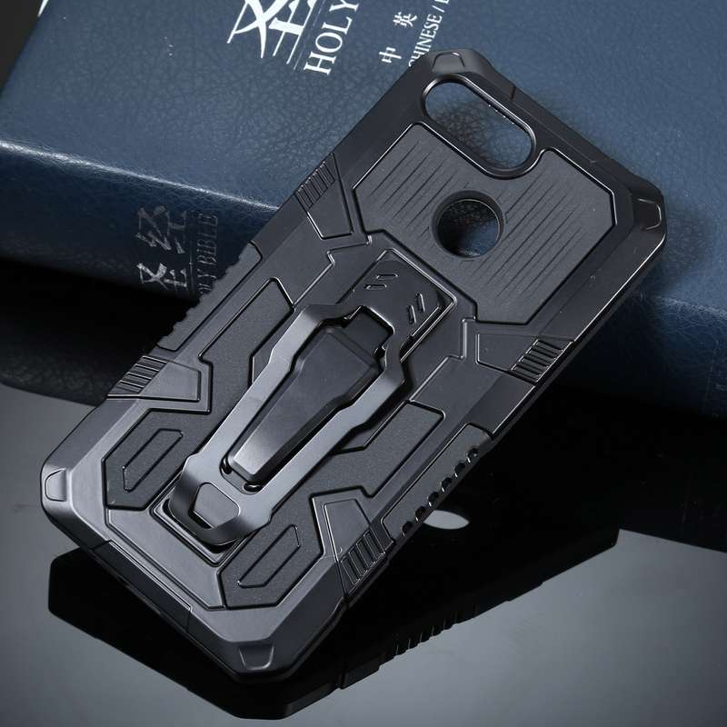 For Xiaomi Redmi 6 Armor Warrior Shockproof PC + TPU Protective Case(Black)