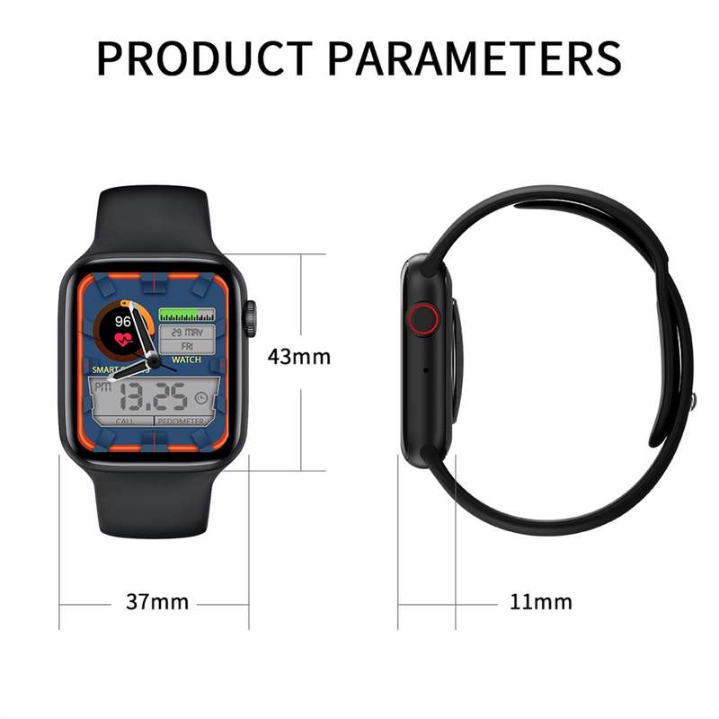 DW35 1.75 inch Full Screen IP67 Waterproof Smart Watch, Support Sleep Monitor / Heart Rate Monitor /