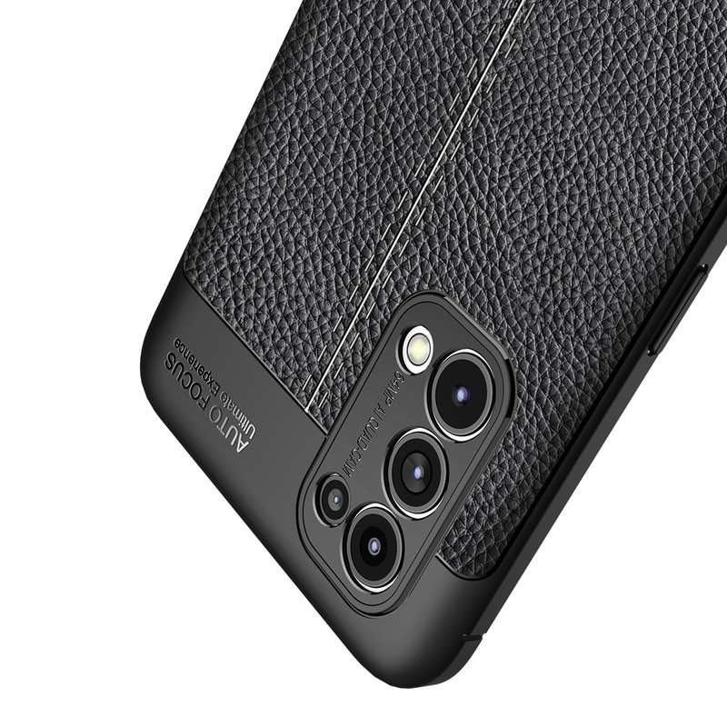For OPPO Reno5 Pro 5G Litchi Texture TPU Shockproof Case(Black)