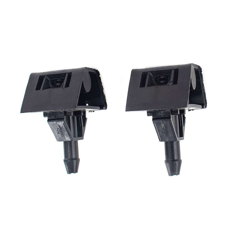 2 PCS Car Front Windshield Washer Wiper Jet Water Spray Nozzle 28932-JD000 for Nissan Qashqai / Qas