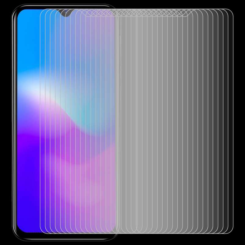 For Blackview A60 Pro 50 PCS 0.26mm 9H 2.5D Tempered Glass Film