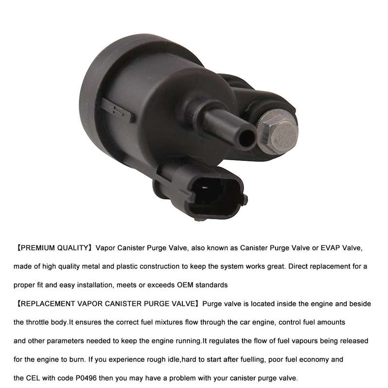 Car Emission Vapor Canister Purge Solenoid Valve EVAP Valve