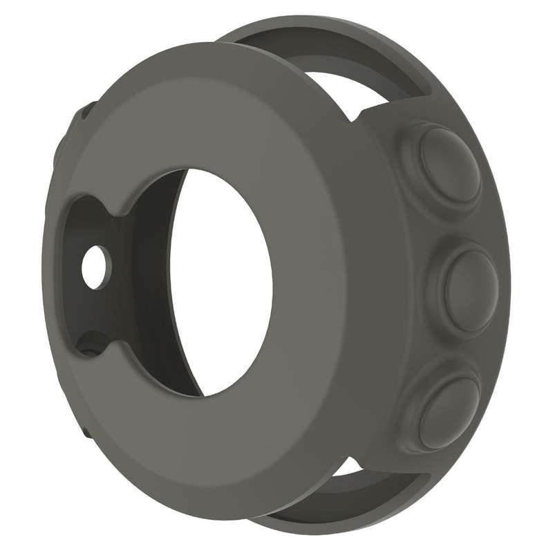 For Garmin Fenix 5S Solid Color Silicone Watch Protective Case(Black)