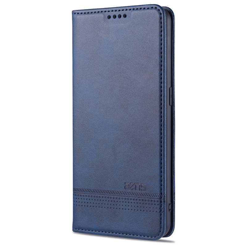 For Oppo Reno5 5G AZNS Magnetic Calf Texture Horizontal Flip Leather Case with Card Slots & Holder &