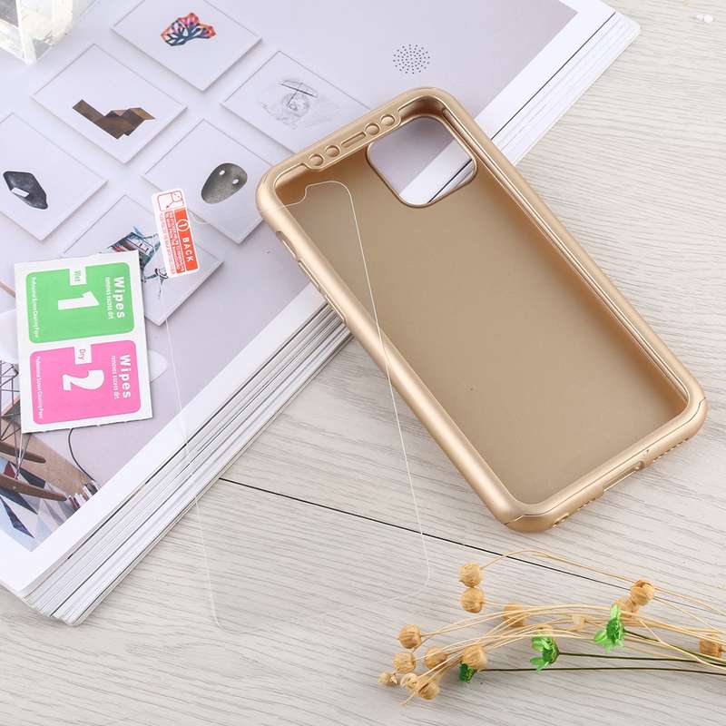 For iPhone X / XS XINLI Stitching Cloth Texture Shockproof TPU Protective Case with Ring Holder(Brow