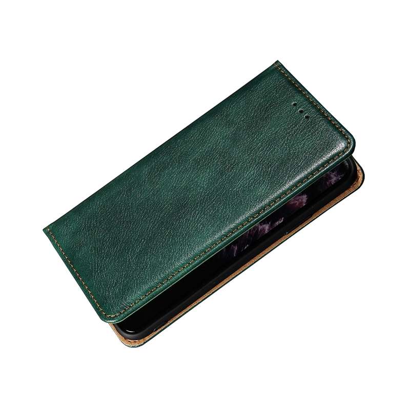 For iPhone 6 / 6s PU + TPU Gloss Oil Solid Color Magnetic Horizontal Flip Leather Case with Holder &