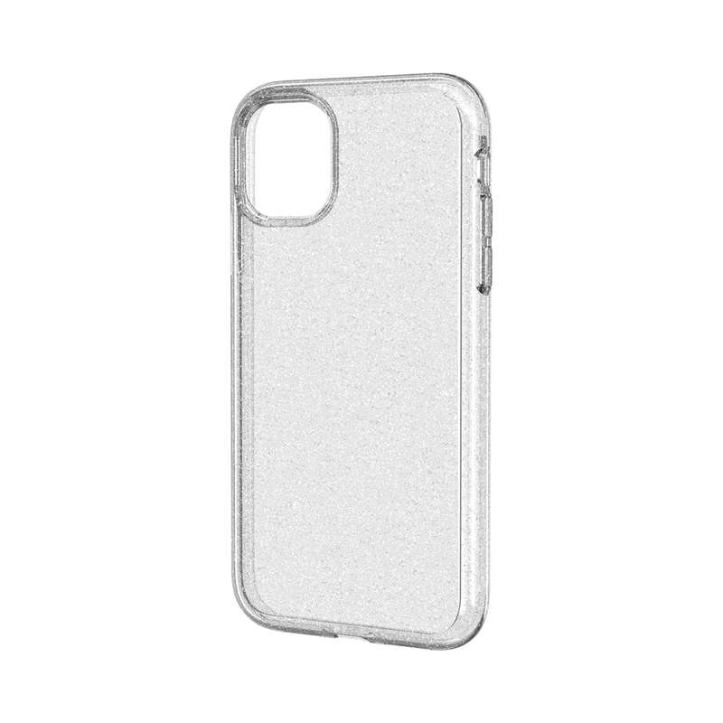 For iPhone 11 Pro Max Shockproof Terminator Style Glitter Powder Protective Case(Pink)