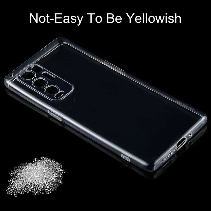 For OPPO Reno5 Pro+ 0.75mm Ultra-thin Transparent TPU Soft Protective Case