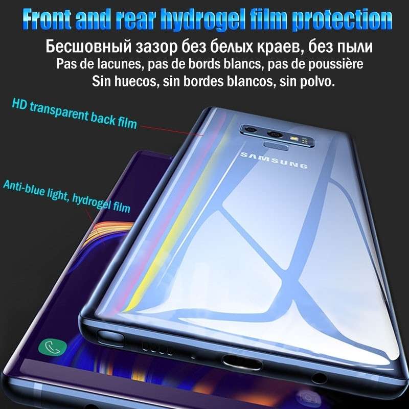 For Samsung Galaxy S21 Ultra 5G Full Screen Protector Explosion-proof Front Hydrogel Film