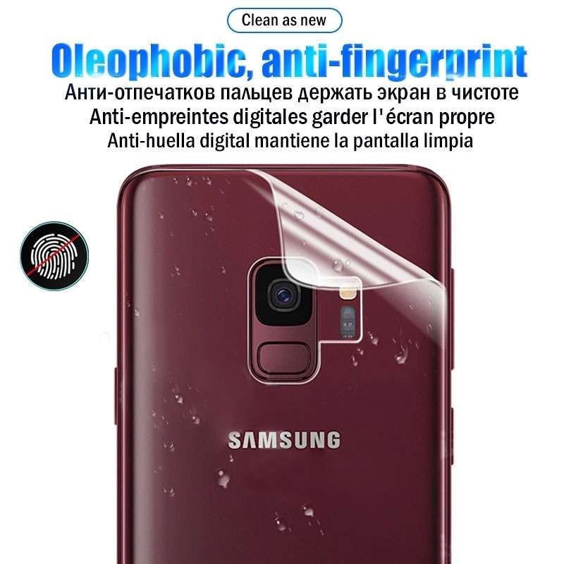 For Samsung Galaxy S21 5G Full Screen Protector Explosion-proof Rear Hydrogel Film