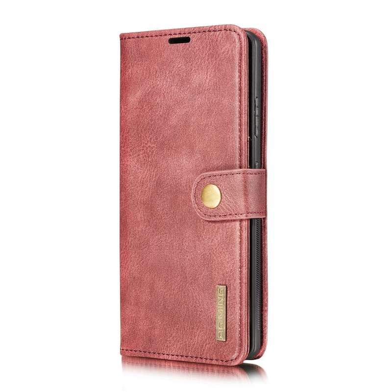 For Samsung Galaxy S21 Ultra 5G DG.MING Crazy Horse Texture Flip Detachable Magnetic Leather Case wi