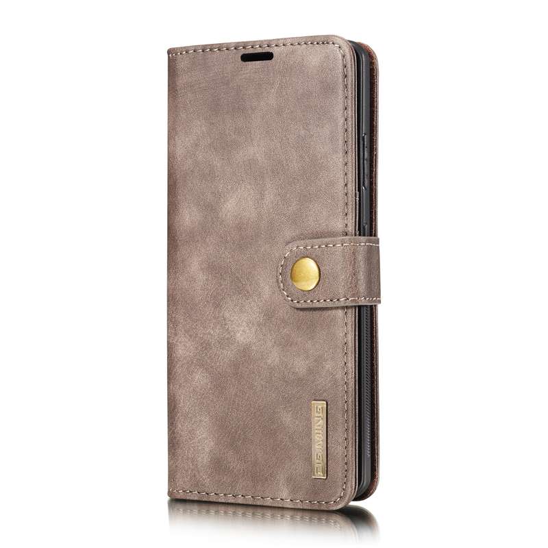 For Samsung Galaxy S21 Ultra 5G DG.MING Crazy Horse Texture Flip Detachable Magnetic Leather Case wi