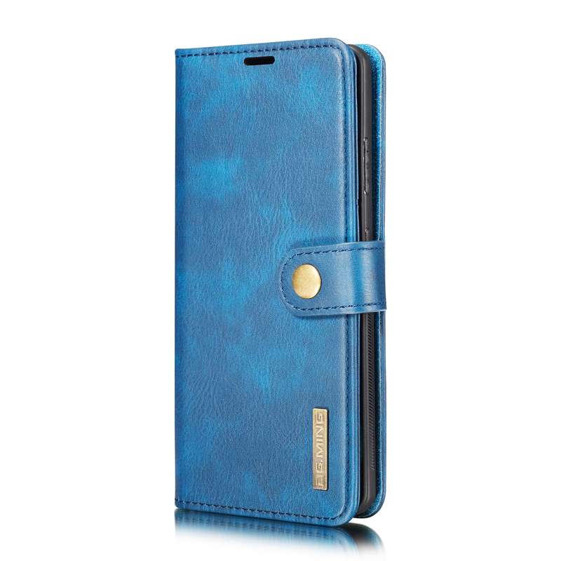 For Samsung Galaxy S21 Ultra 5G DG.MING Crazy Horse Texture Flip Detachable Magnetic Leather Case wi